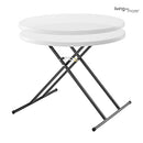 LIVING AND MORE ROUND TABLE 32" X - WHITE - Like New