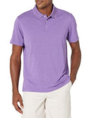 AMAZON ESSENTIALS MEN'S MOISTURE GOLF POLO HEATHER X-LARGE - PURPLE HEATHER - Brand New