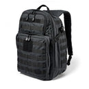 5.11 TACTICAL BACKPACK RUSH 24 2.0 MILITARY,56563ABR/56564ABR-DOUBLE TAP - BLACK - Like New