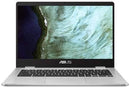 For Parts: ASUS CHROMEBOOK 14"HD CELERON N3350 4 32GB PHYSICAL DAMAGE AND NO POWER