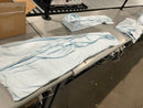 GENERIC BAMBOO BLEND 3 PIECE BED SHEETS SIZE KING - BABY BLUE - Like New