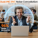 NECODE USB Wired Computer Laptop Headset Noise Cancelling Microphone TX-806EB - Like New
