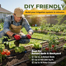 SMIDOLE 100FT DRIP IRRIGATION SYSTEM KIT QUICK CONNECT GARDEN WATERING SYSTEM - Like New