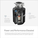 MOEN PREP SERIES PRO CONTINUOUS FEED COMPACT GARBAGE DISPOSAL 0.5 HP - BLACK - Like New