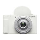 SONY ZV-1F VLOG CAMERA FOR CONTENT CREATORS AND VLOGGERS - WHITE - Like New