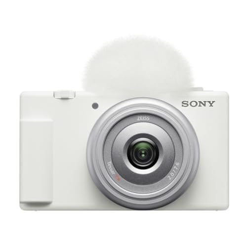 SONY ZV-1F VLOG CAMERA FOR CONTENT CREATORS AND VLOGGERS - WHITE - Like New