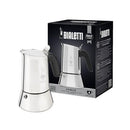 BIALETTI NEW VENUS INDUCTION STOVETOP COFFEE MAKER 4 CUPS 5.7 OZ - SILVER - Like New