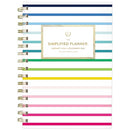 AT-A-GLANCE 2026 Planner, Weekly & Monthly, 5.5" x 8.5", Small, Happy Stripe - Brand New