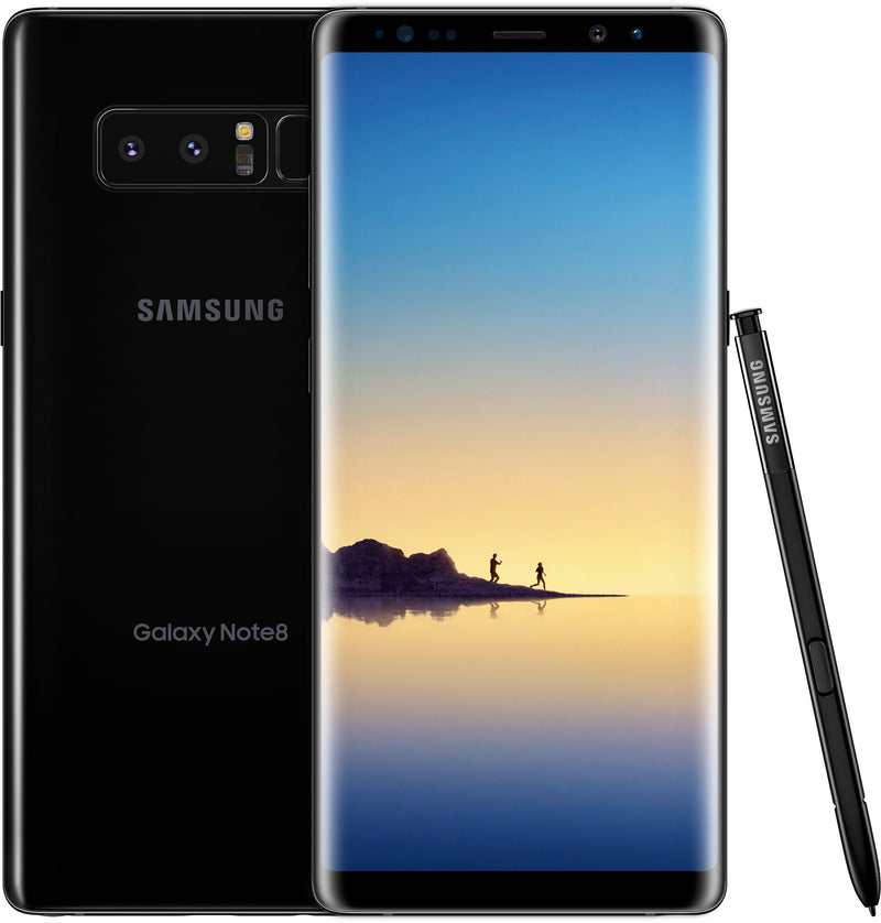 For Parts: GALAXY NOTE 8 64GB VERIZON SM-N950U - BLACK - PHYSICAL DAMAGED-BATTERY DEFECTIVE