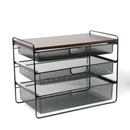 ORIGAMI CRAFT DESKTOP ORGANIZER - BLACK - Like New