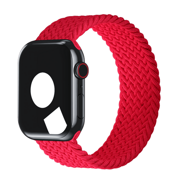 APPLE WATCH BAND SOLO LOOP 41MM, SIZE 2 - RED - Like New