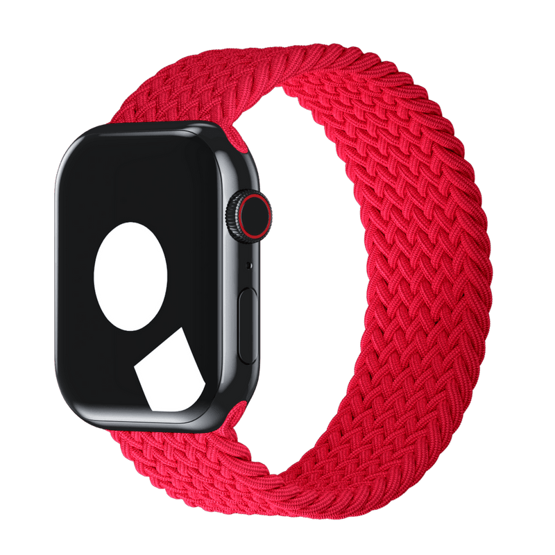 APPLE WATCH BAND SOLO LOOP 41MM, SIZE 2 - RED - Like New