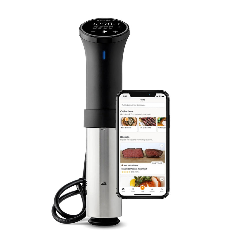 ANOVA CULINARY SOUS VIDE PRECISION COOKER 3.0 (WIFI), 1100 WATTS - SILVER - Like New