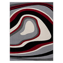 CAMILSON Modern Geometric Area Rug (3'3" x 5') - Abstract Geometric Design - Brand New