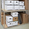 UNIVERSAL HEAVY-DUTY FAST ASSEMBLY LIFT-OFF LID STORAGE 95224 - WHITE - Like New