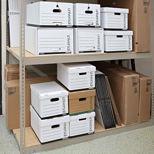 UNIVERSAL HEAVY-DUTY FAST ASSEMBLY LIFT-OFF LID STORAGE 95224 - WHITE - Like New