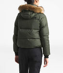 B07MH8JQWZ The North Face Women's Dealio Down Crop Jacket Size Large - Green - Brand New