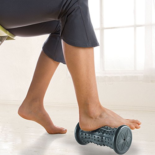 GAIAM RESTORE HOT/COLD FOOT MASSAGE ROLLER - GRAY - Like New
