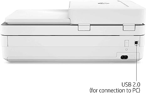HP Envy All-in-One Wireless Color Inkjet Printer Print Copy Scan 6458e - White - Like New