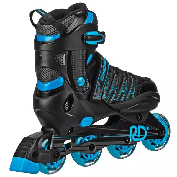 ROLLER DERBY CUSTOM ADULT IN-FIT SKATES - SIZE: MEN 7-10 - - Scratch & Dent