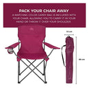HIGHLANDER Foldable Garden Camping Chair Lightweight 4.9 lb Holds up to 220 lb - Brand New