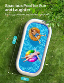 EVAJOY INFLATABLE POOL, EVAJOY 92''×56''×20'' SUMMER PARTY POOL EJ-HF021 - BLUE - Like New