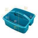ECR4Kids 2-Compartment Large Storage Caddy Organizer 6-Pack Contemporary - Brand New