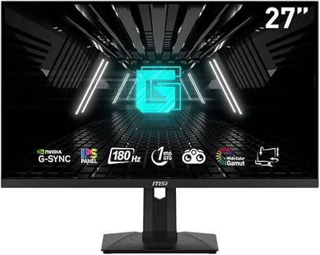 MSI 27” FHD (1920 X 1080) NON-GLARE SUPER NARROW BEZEL 180HZ OPTIX G274PF Black Like New