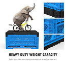 Bigant Heavy Duty Collapsible & Stackable Plastic Milk Crate Snap Lock Foldable - Brand New