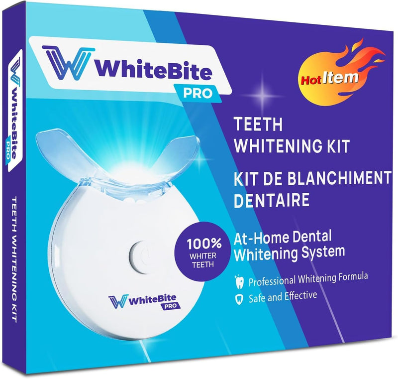 WHITEBITE PRO PROFESSIONAL TEETH WHITENING KIT WITH GELS WITHOUT SENSITIVITY - Brand New