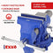 EXXO 5-inch Bench and Pipe Vise Heavy Ductile Iron 50,000 PSI 360 Degree, 8810 - Like New
