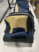 G.H. BASS & CO LUGGAGE WITH SPINNER - BLUE/KHAKI - Like New