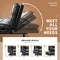IULULU FUTON SOFA BED, CONVERTIBLE MEMORY FOAM FUTON COUCH BED SF-267PU-BK BLACK - Like New