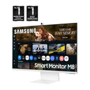 SAMSUNG 32" M8 M80F 4K SMART MONITOR WITH SAMSUNG VISION AI LS32FM801UNXZA WHITE - Like New