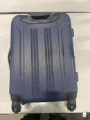 TRAVELERS CLUB 20" CARRY-ON SPINNER LUGGAGE - NAVY BLUE - Like New