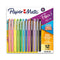 PAPER MATE FLAIR FELT TIP PENS, POINT (0.7MM), TROPICAL, CLASSIC 12 COUNT, CHYK - Brand New