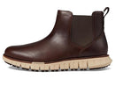 C38695 COLE HAAN MEN'S ZEROGRAND REMASTERED DARK COFFEE/OXFORD TAN SIZE 10 - Like New