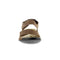 50094402482 ECCO MEN'S COZMO THREE BAND ANKLE SANDAL SIZE 11.5 COCOA BROWN - Like New