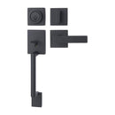 AMAZON BASICS FRONT DOOR LOCK SET HANDSET STAMFORD LEVEL CYLINDER - BLACK - Like New