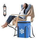 TREWF ICE MACHINE FOR KNEE AFTER SURGERY,19QT, QUIET COLD THERAPY MACHINE - BLUE - Like New