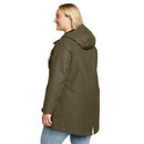 0638 EDDIE BAUER WOMENS CHARLY PARKA Suede Slate Size L - Brand New