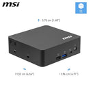 MSI CUBI NUC AI+ BAREBONE DESKTOP, ULTRA 5-322, 2X DDR5, 3MG-008BUS - BLACK - Brand New