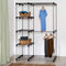 HONEY-CAN-DO WRD-02124 DOUBLE ROD FREESTANDING CLOSET 45L X 19W X 68H - CHROME - Like New