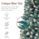 Best Choice Products 6ft Blue Spruce Pencil Christmas Tree, B0CJ623892 -Green - Brand New