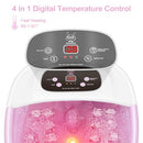 MOODRELISH FOOT SPA BATH Massager HEAT BUBBLES VIBRATION Massage - PINK - Like New