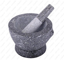 M.V. TRADING STONE GRANITE MORTAR AND PESTLE, 7 IN, 2+ CUP CAPACITY - GRANITE - Like New