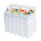 Real Relax Two-Tier Portable Cooler Table, Fill and Chill Desk for Food Drink - Brand New