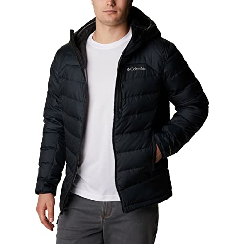 COLUMBIA MEN'S STANDARD AUTUMN PARK DOWN HOODED JACKET SIZE: MEN XL - BLACK - Brand New
