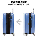 SWISSGEAR 7272 ENERGIE EXPANDABLE HARDSIDE LUGGAGE WITH SPINNER WHEELS - BLUE - Brand New