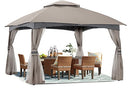 ABCCANOPY 8X8 OUTDOOR GAZEBO GHG-0909 - GRAY - Like New